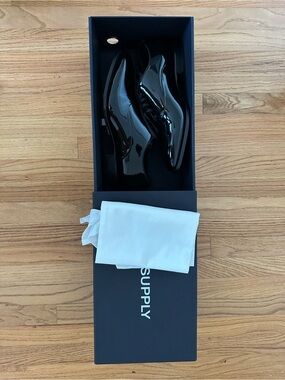Suitsupply Black Patent Leather Oxfords